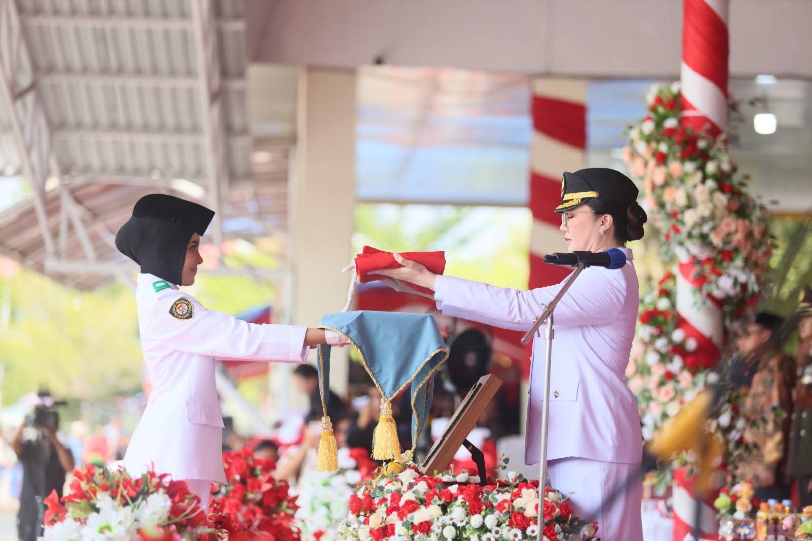 Pelaksanaan Upacara Detik-Detik Proklamasi HUT ke-81 Kemerdekaan RI Berlangsung Khidmat di Kabupaten Poso