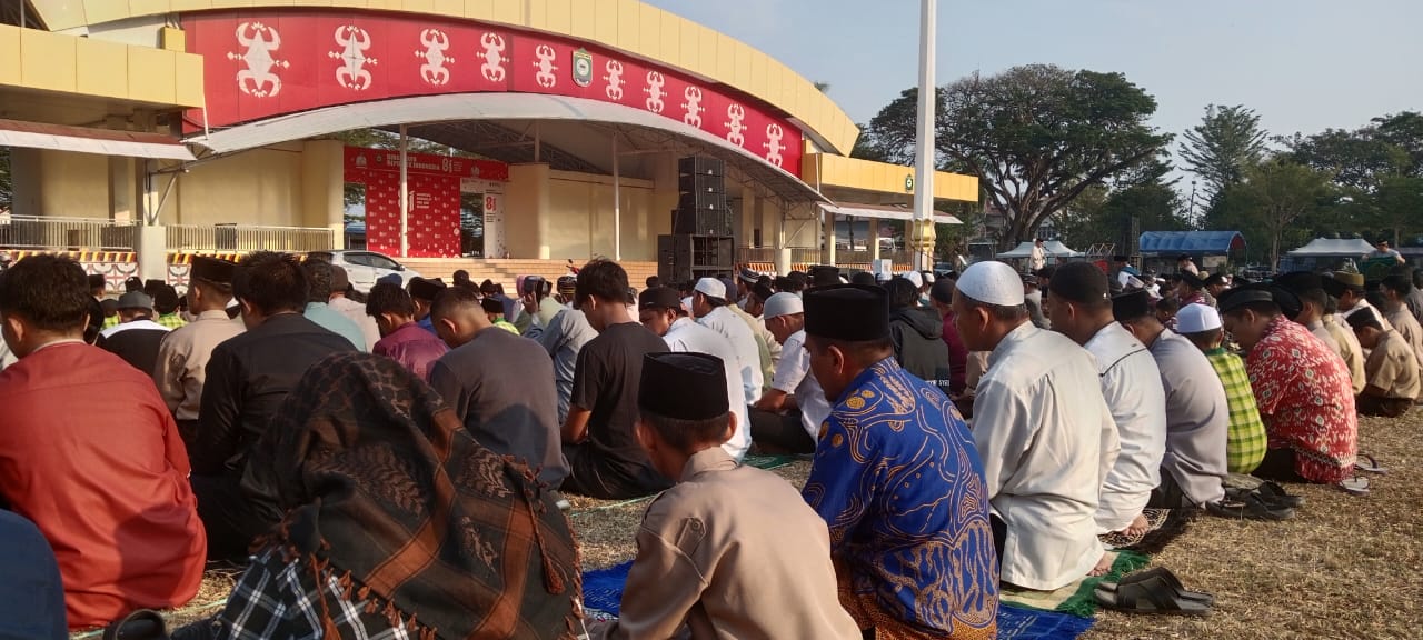 PHBI dan MUI Poso Gelar Sholat Istisqo