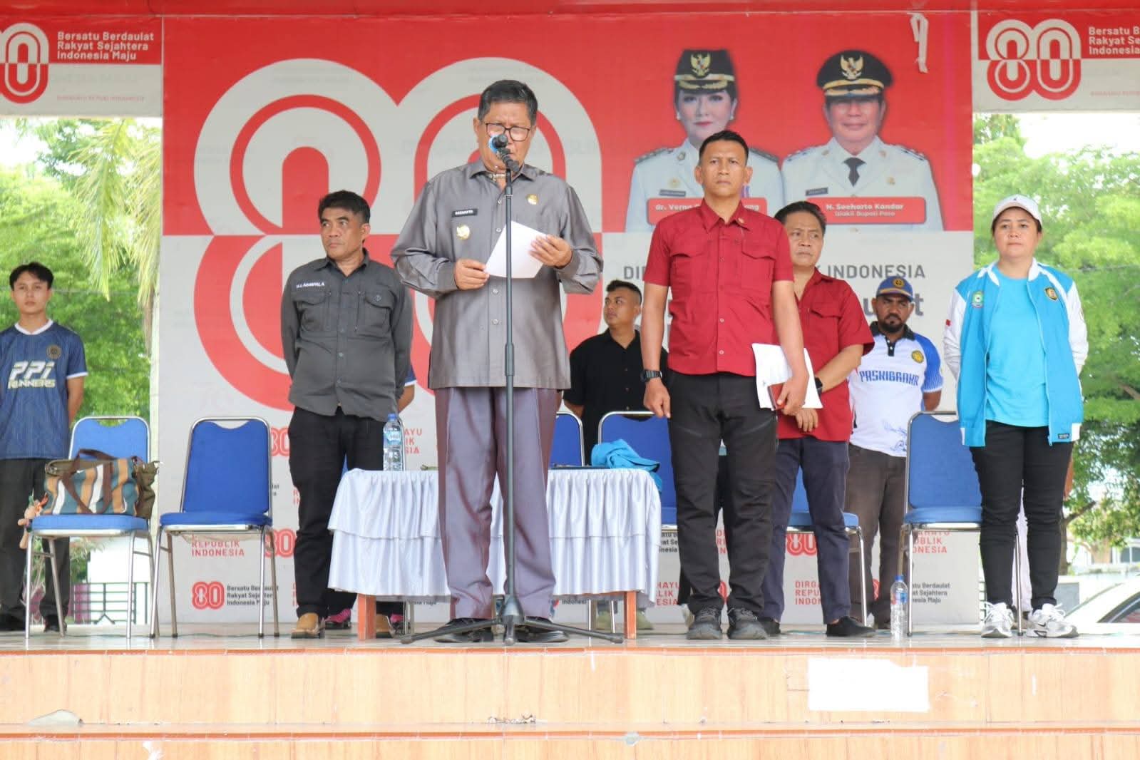 PEMBUKAAN LATIHAN PERDANA CALON PASKIBRAKA KABUPATEN POSO TAHUN 2026 RESMI DIMULAI
