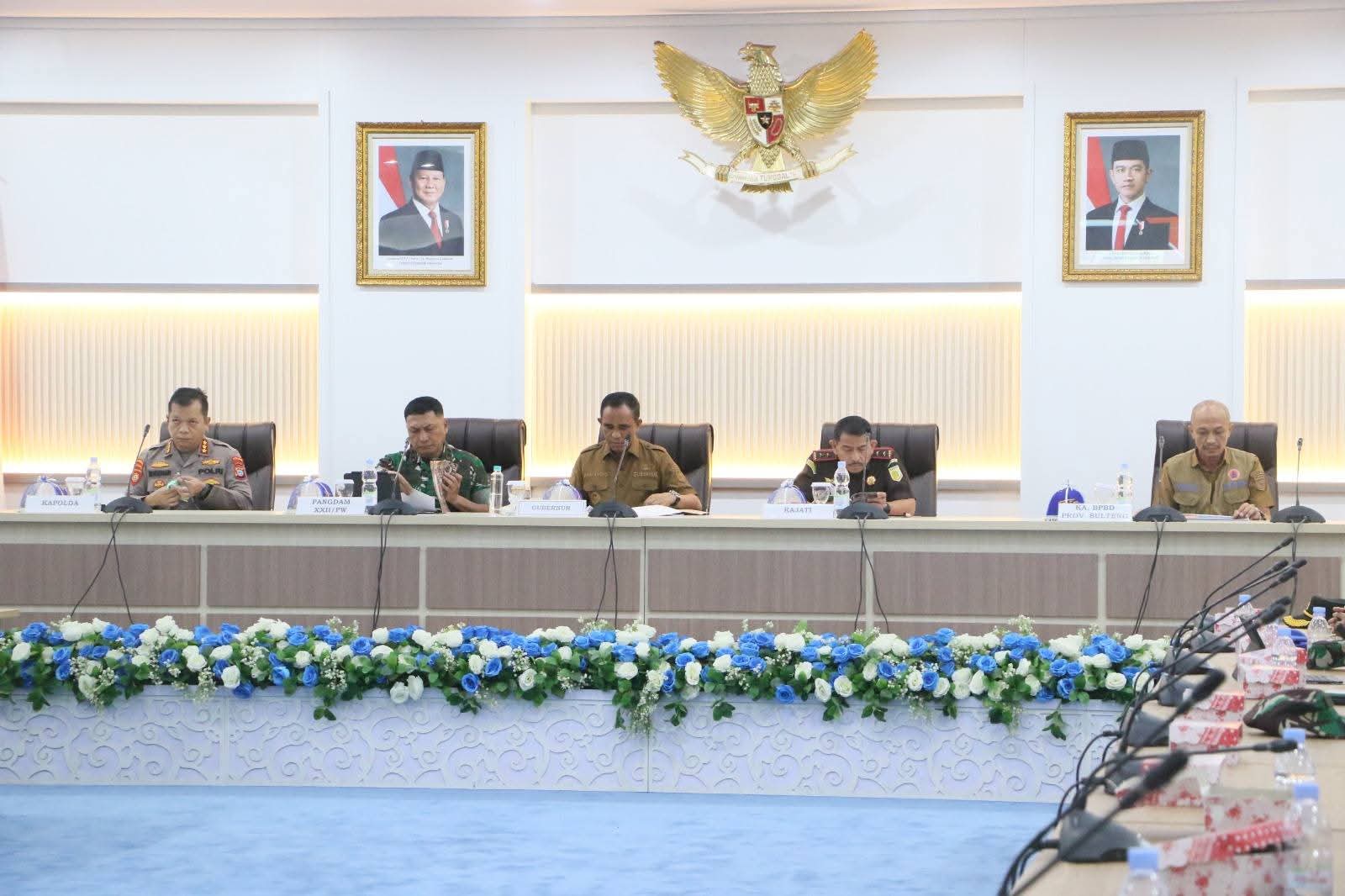 Sekretaris Kesbangpol Poso Hadiri Rakor Penanganan Karhutla se-Sulawesi Tengah